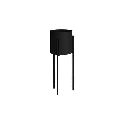noo.ma MAKI Bloempot - lang - Vulcano Black