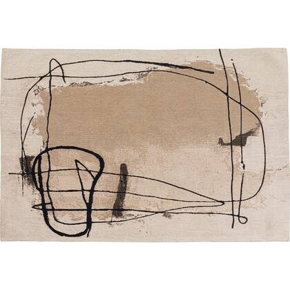 Kare Design Dust Vloerkleed - - 300x200cm Grijs