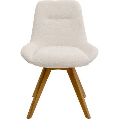Draaistoel met armleuningen Broadway Kare Design Beige