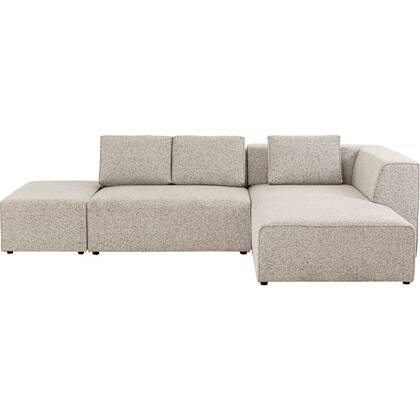Kare Design Infinity hoekbank - rechts - machiato Beige