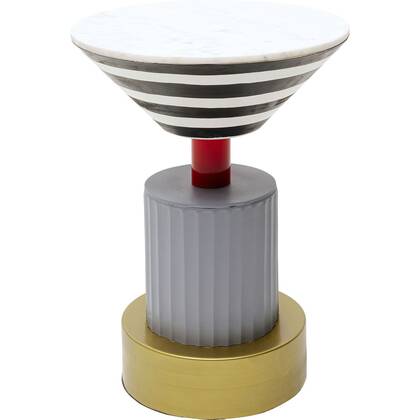 Kare Design Memphis Bijzettafel - Ø35cm Multicolor
