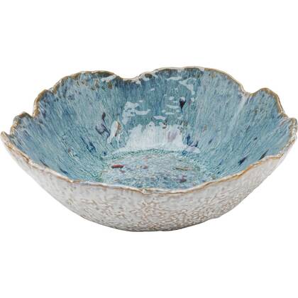 Kare Design Mina serveerschaal - blauw - 30cm