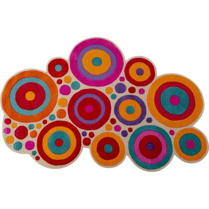 Vloerkleed Circle Power 240x170cm Kare Design Multicolor