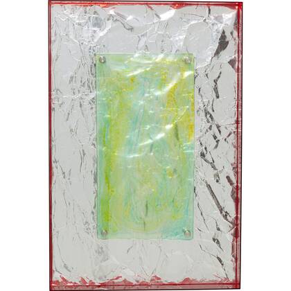 Schilderij Crumple 60x90cm geel Kare Design