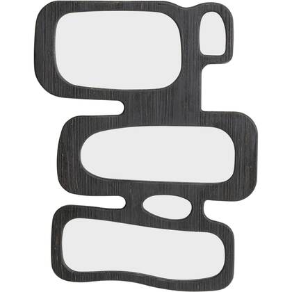Spiegel Art Shapes 80x62cm Kare Design Zwart