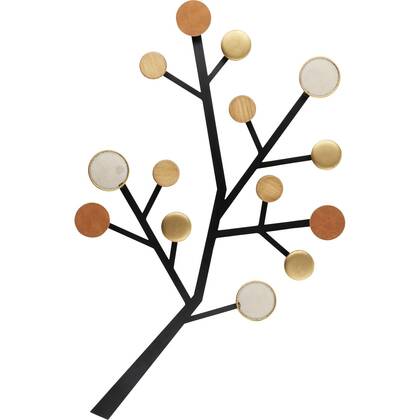 Kare Design Bubble Tree Wand Kapstok - 112cm - Bruin