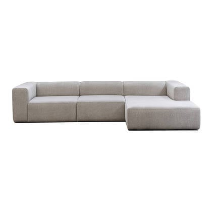 4X6 SOFA X6 modulaire hoekbank H rechts melange - 331 cm Beige
