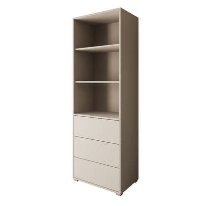 Meubella Boekenkast Gideon - Beige - 60 cm