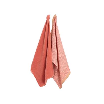 Sissy-Boy Lichtroze handdoek en theedoek Terry