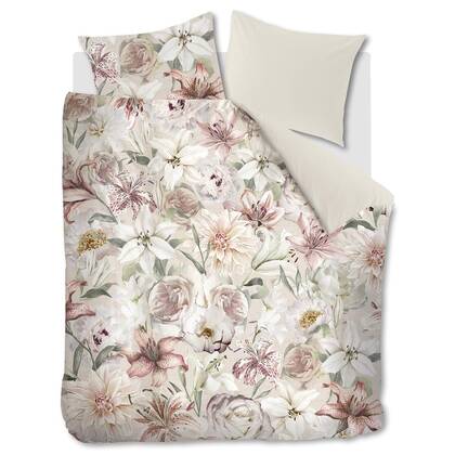 Riviera Maison Lily Love dekbedovertrek - 260x200|220 - Roze