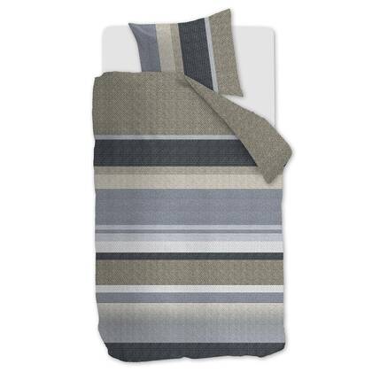 Beddinghouse Jorren dekbedovertrek - 140x200|220 - Blauw Grijs