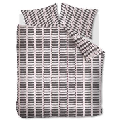 vtwonen Stip and Stripe dekbedovertrek - 240x200|220 - Blush