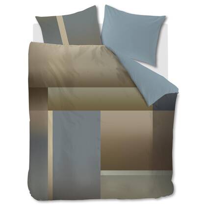 Kardol Sloane Square dekbedovertrek - 240x200|220 - Blauw Grijs