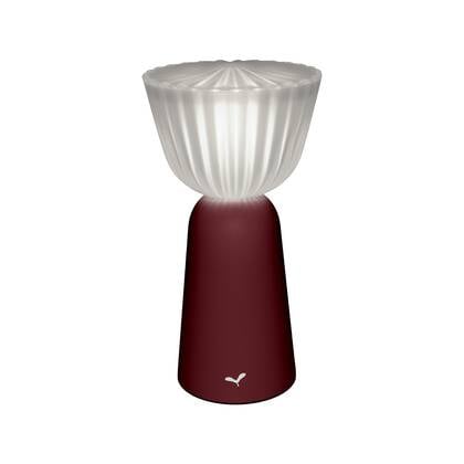 Fermob - Swiing - draadloze tafellamp - outdoor - H 20 cm - Cerise noire Blauw