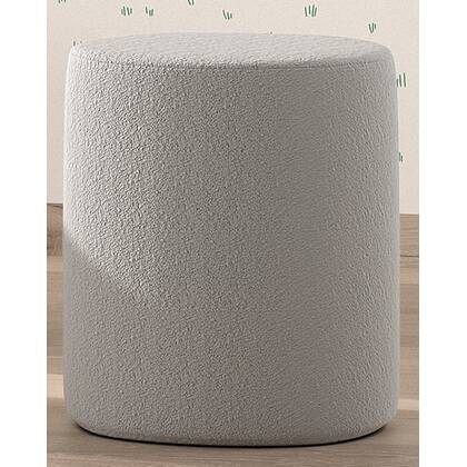 Vipack Moon Poef Bouclé - Grijs