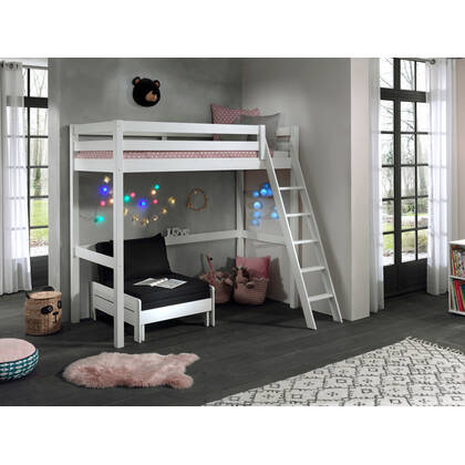 Vipack Pino Hoogslaper Mezzanine met Zetelbed - Wit