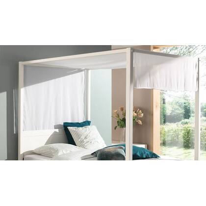 Vipack Pino Textielset voor Hemelbed 140x200cm - Wit