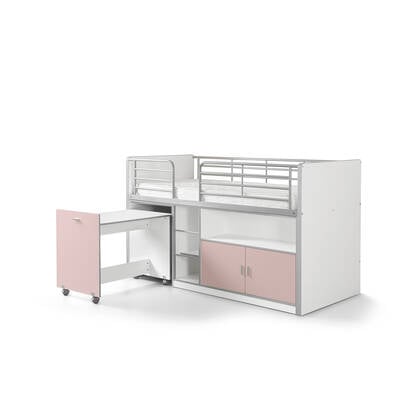 LUCEVI - Bonny 91 Halfhoogslaper 90x200cm - Licht Roze