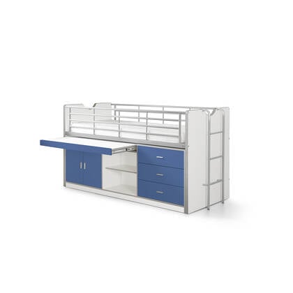 LUCEVI - Bonny 95 Halfhoogslaper 90x200cm - Blauw