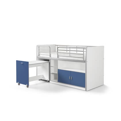 LUCEVI - Bonny 91 Halfhoogslaper 90x200cm - Blauw