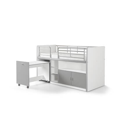 LUCEVI - Bonny 91 Halfhoogslaper 90x200cm - Zilver Grijs