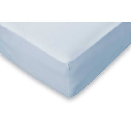 LINNICK Ledikant Baby Hoeslaken Jersey Katoen - licht 70x140 Blauw