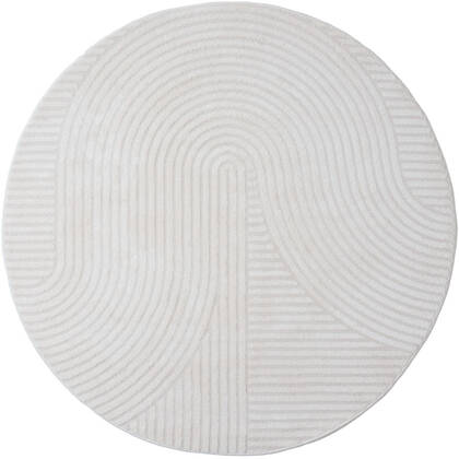 Veer Carpets - Vloerkleed Ella Cream Rond ø240 cm Crème
