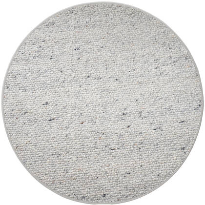 Veer Carpets - Vloerkleed Steve Licht Grijs Rond ø200 cm