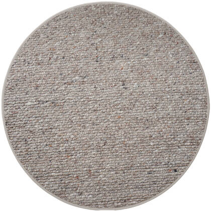 Veer Carpets - Vloerkleed Steve Donker Beige Rond ø200 cm Bruin