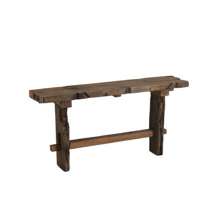J-Line console Brut - hout - Bruin