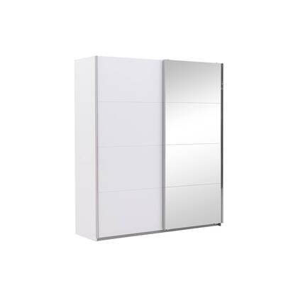 Goossens Kledingkast Miami - 226 cm breed 229 cm hoog Wit