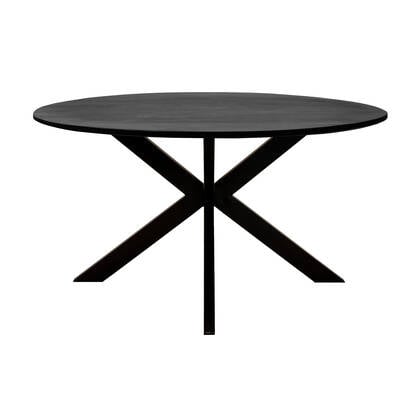 Kick eettafel Jake - 140cm - Zwart Bruin