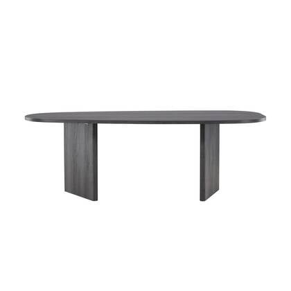 Svea - Vincenzo organische eettafel - 100 x 220 cm - Zwart