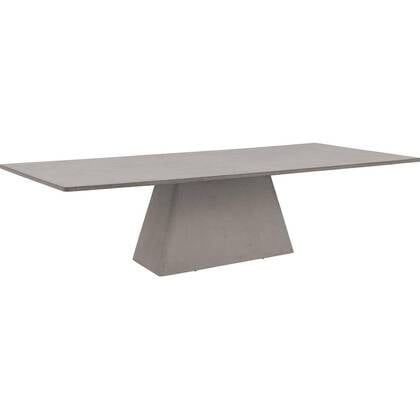 Goossens Eettafel Stone, Rechthoekig 300 x 110 cm Grijs