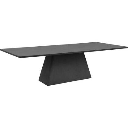 Goossens Eettafel Stone, Rechthoekig 280 x 110 cm Grijs