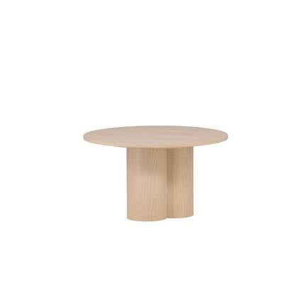 Svea - Rova ronde salontafel - ø80 cm - whitewash Wit