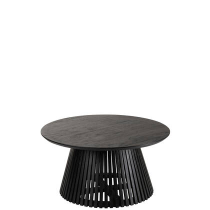 J-line - Salontafel Vincent Mangohout Zwart Medium - 80x80x39.5cm