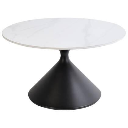 Beliani - HAIWEE - Salontafel - Zwart|Wit - Gesinterde steen