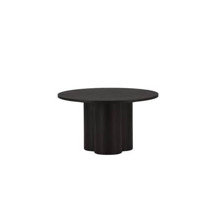 Svea - Rova ronde salontafel - ø80 cm - Zwart