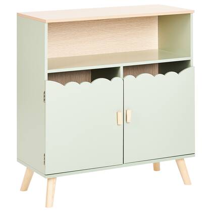 Beliani - LACKEY - Dressoir 2 deuren - Licht - MDF Groen