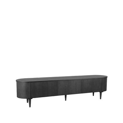 LABEL51 - Tv-Meubel Oliva 220 cm - Zwart Eiken