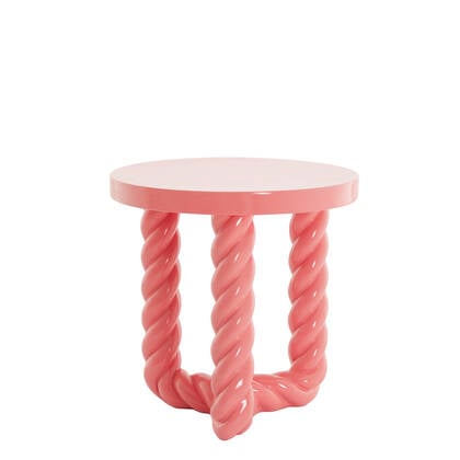 Light & Living - Bijzettafel VALLEJO - Ø46x46cm - Roze