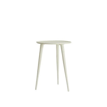 Light & Living - Bijzettafel BABINA - Ø36x47cm - Wit