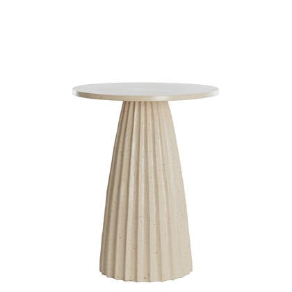 Light & Living - Bijzettafel VEGLIA - Ø40x51cm - Bruin