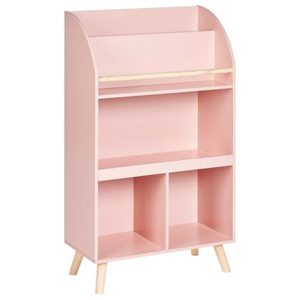 Beliani - LILOET - Boekenkast met 3 planken - Pastelroze - Hout