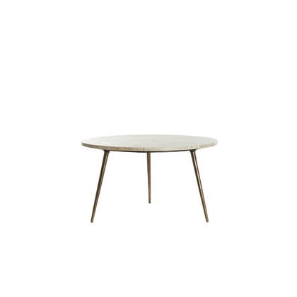 Light & Living - Bijzettafel ZECA - Ø67x37cm - Grijs