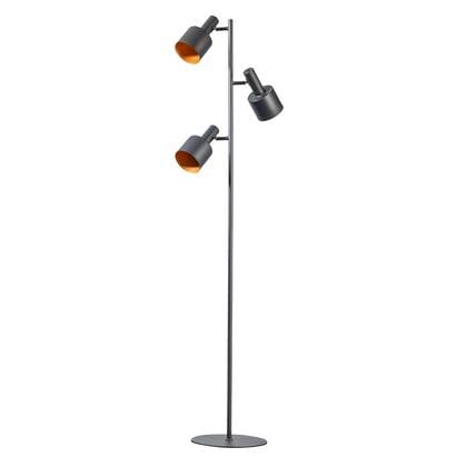 ETH Sledge Vloerlamp 3x E27 Zwart Zwart, Goud
