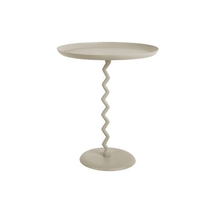 Leitmotiv - Bijzettafel Zig Zag Large - Warm Grijs