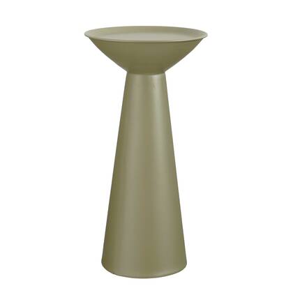 Mica Decorations Chiel Bijzettafel - H55 x Ø28 cm - FSC 100% - Metaal Groen