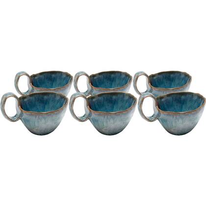 Kare Design Mina kopjes - blauw - 6st
